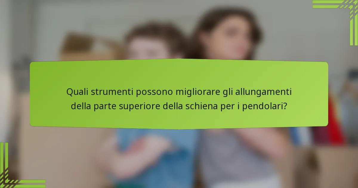 Quali strumenti possono migliorare gli allungamenti della parte superiore della schiena per i pendolari?